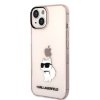 Karl Lagerfeld KLHCP14SHNCHTCP iPhone 14 / 15 / 13 6,1 różowy/pink hardcase Ikonik Choupette
